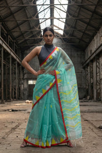 MANJARI | Jamdani Silk | Indidha Saree