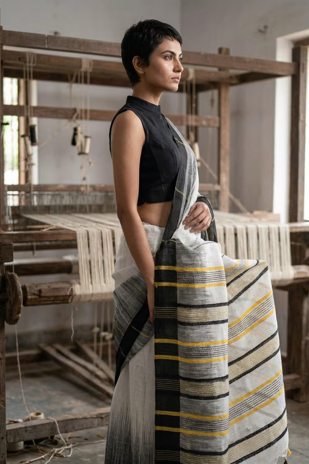 GODHULI CHHAYA | Assam Mercerized Cotton | Indidha Saree