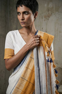 PRABHA | Assam Mercerized Cotton | Indidha Saree