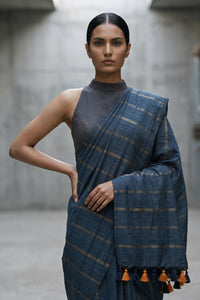 LUXE CHARM | Textured Cotton | Indidha Saree