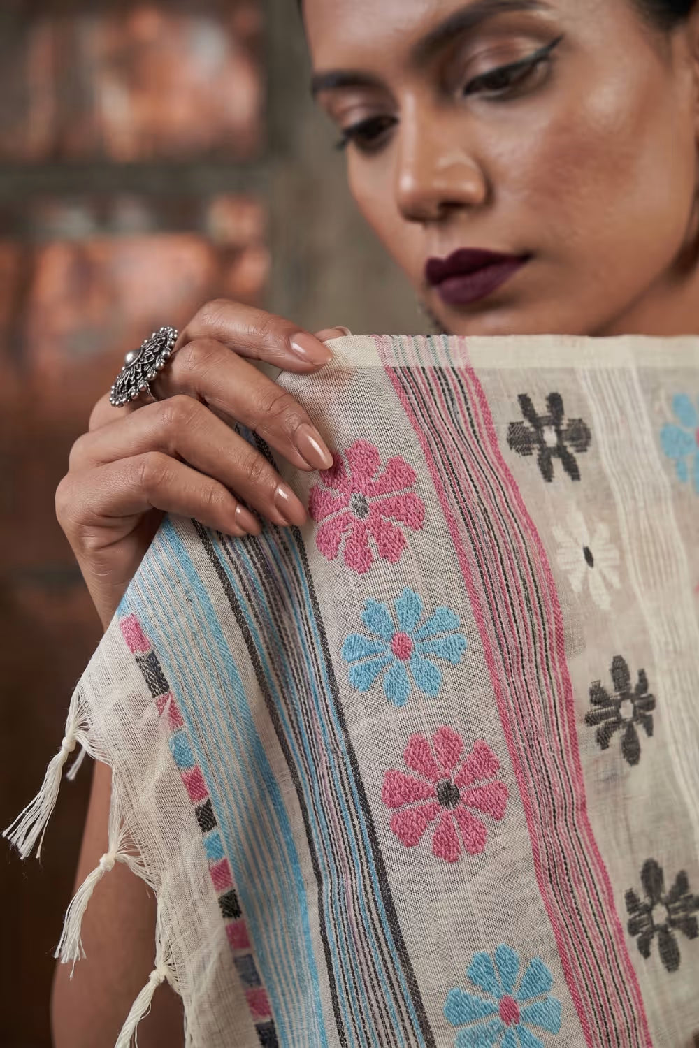 WHIMSY HUES | Pure Cotton | Indidha Saree
