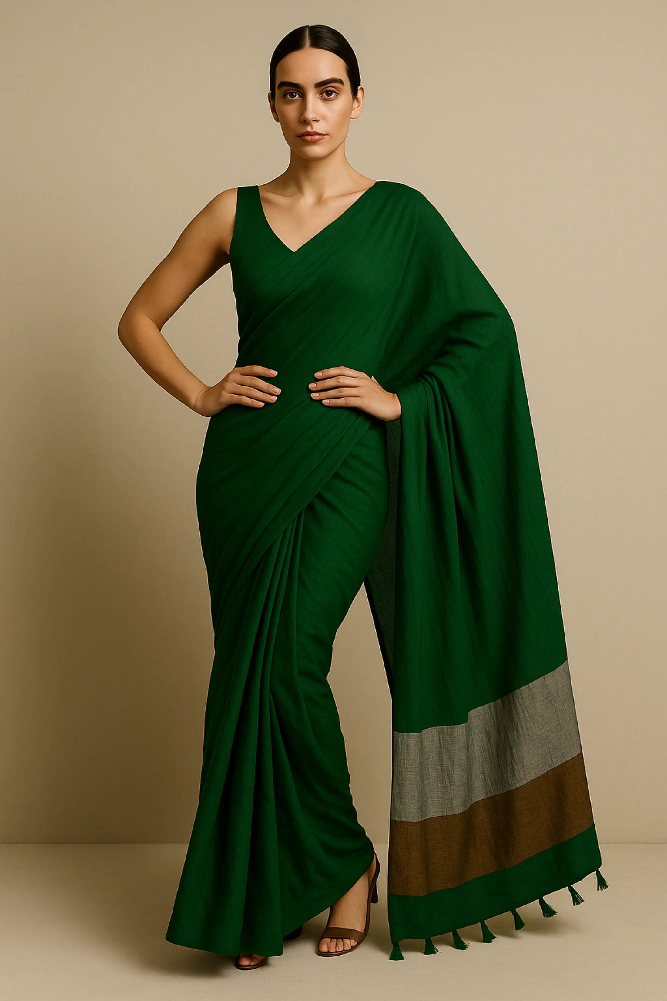 HARYALI AUR RASTA | Cotton | Indidha Saree