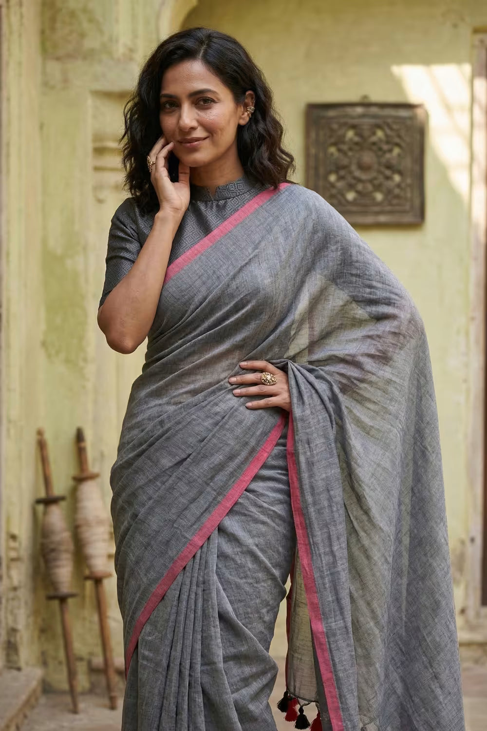 AVYA | Mul Cotton | Indidha Saree