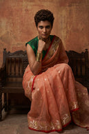 NOORANI PHOOL | Muslin Jamdani | Indidha Saree