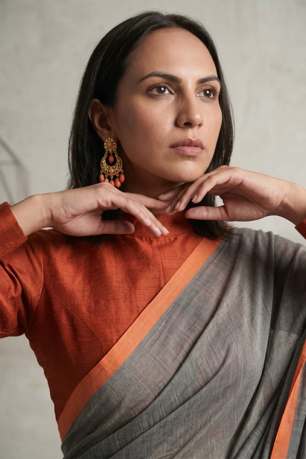 CHICK BOLD | Cotton | Indidha Saree