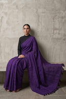 VIOLET MAJESTY | Cotton | Indidha Saree