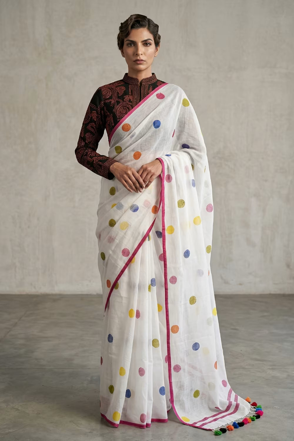 DILBARA | Mul Cotton | Indidha Saree