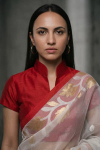 NOOR-E-NAZAKAT | Muslin Jamdani | Indidha Saree