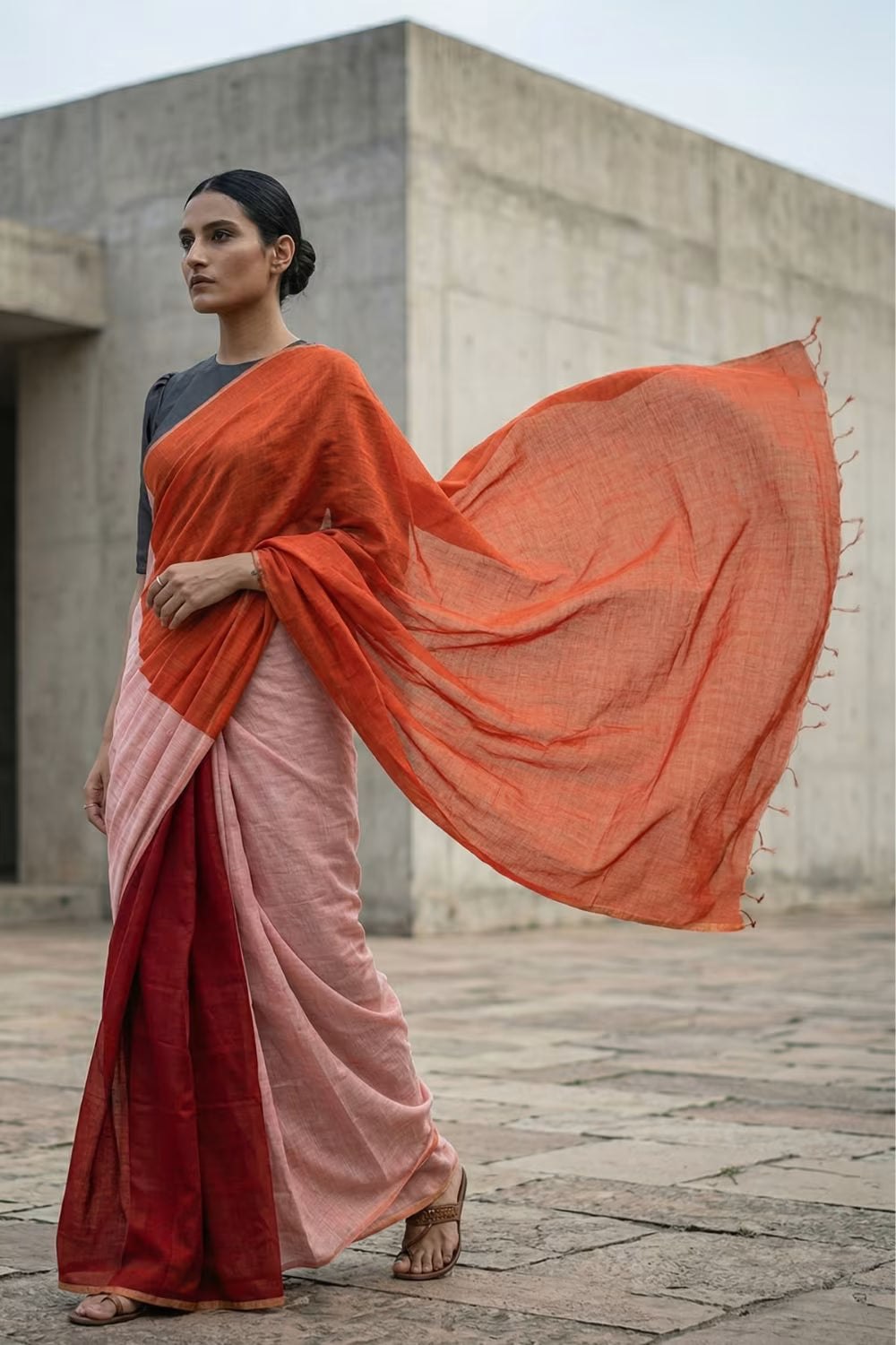 JADE KA SURAJ | Cotton | Indidha Saree