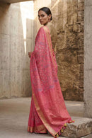 ROSY AURA | Muga Silk | Indidha Saree
