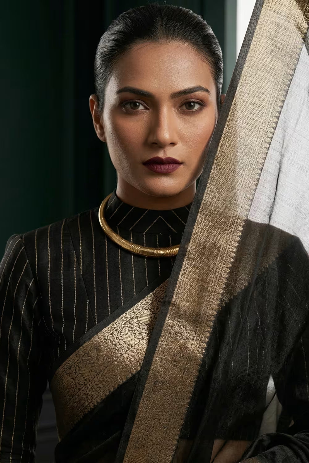 KOHINOOR | Organza with Banarasi Border | Indidha Saree