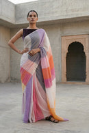 ROSEWOOD | Textured Cotton | Indidha Saree