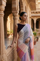 ROSEWOOD | Textured Cotton | Indidha Saree