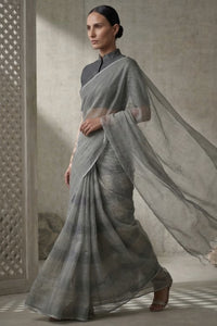 SILVER MIST | Kota Doria | Indidha Saree