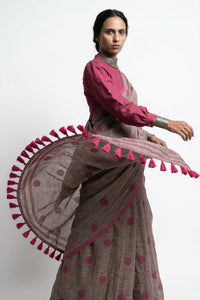 KOMAL TARA | Mul Cotton | Indidha Saree