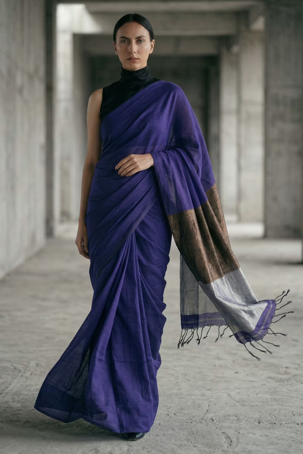 AZURE | Cotton | Indidha Saree