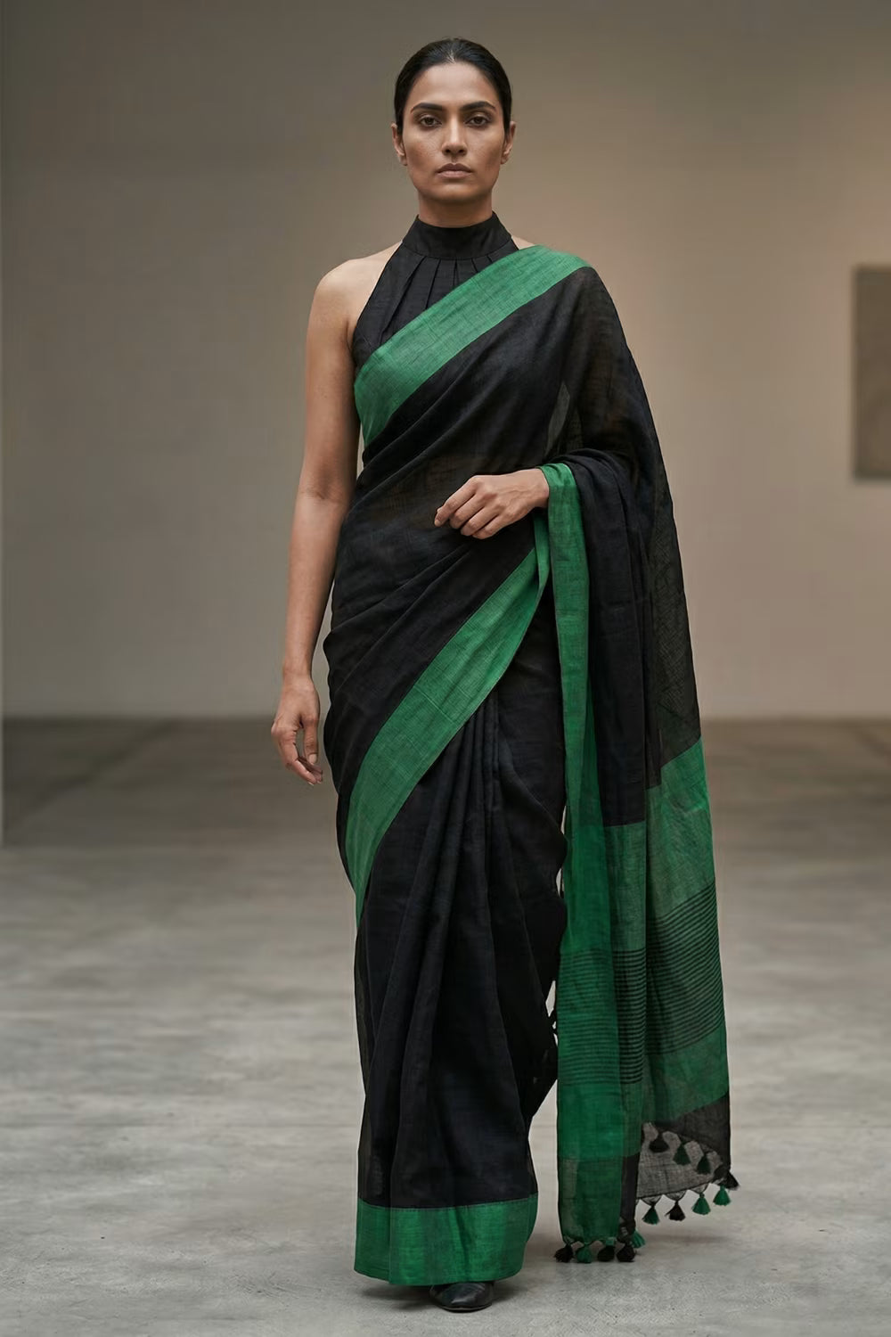 NORTHERN STAR | Linen by Linen | Indidha Saree