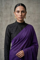 Aniline Amethyst | Slub Cotton | Indidha Saree