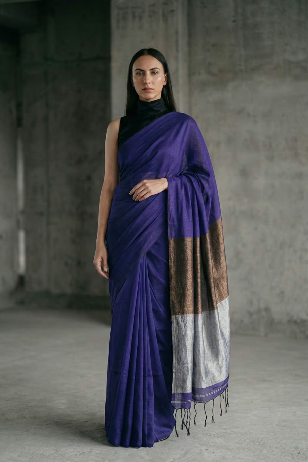 AZURE | Cotton | Indidha Saree