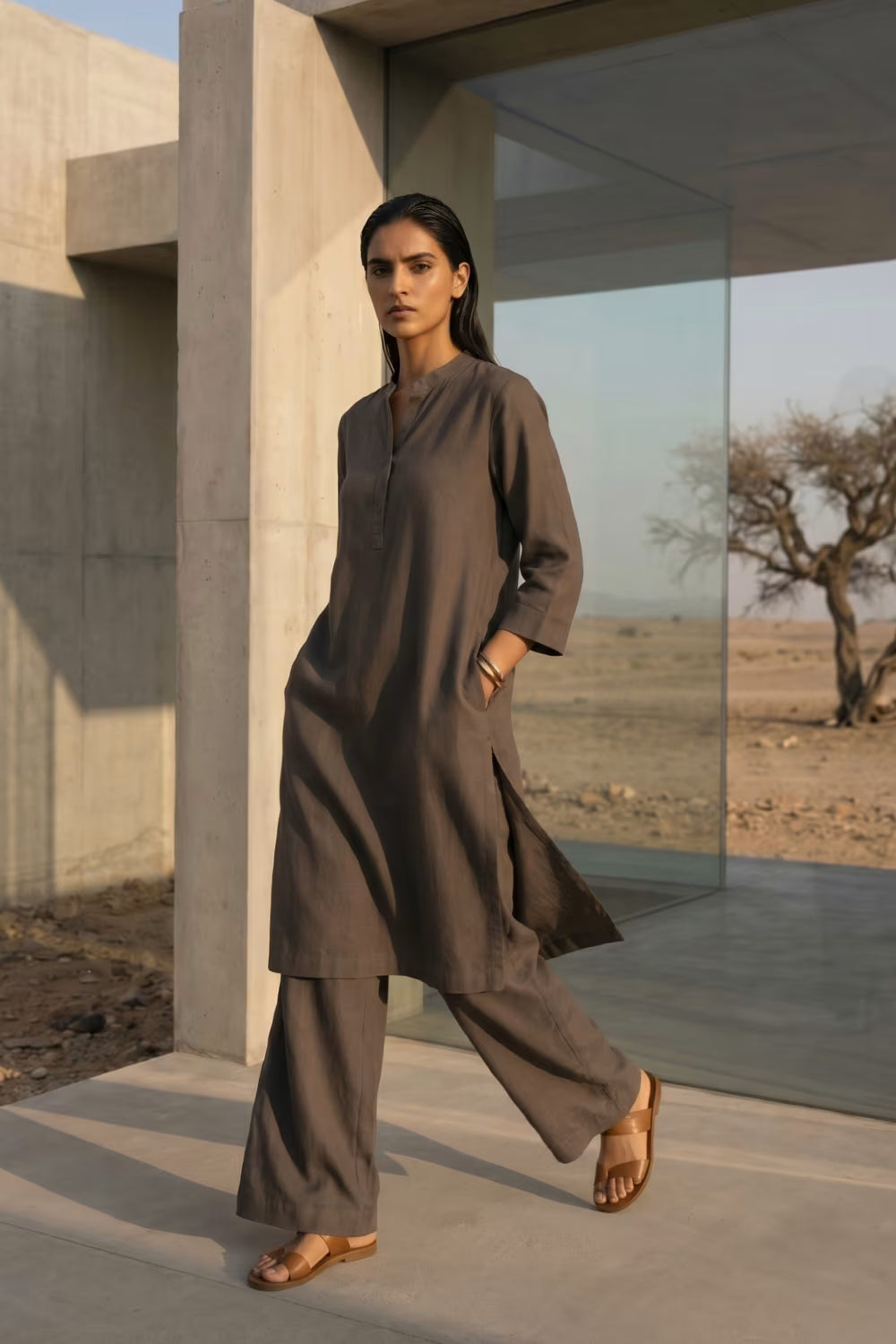 The Brutalist Transit | Slub Cotton | Co-ord
