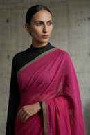 PLAYFUL PINK | Mul Cotton | Indidha Saree