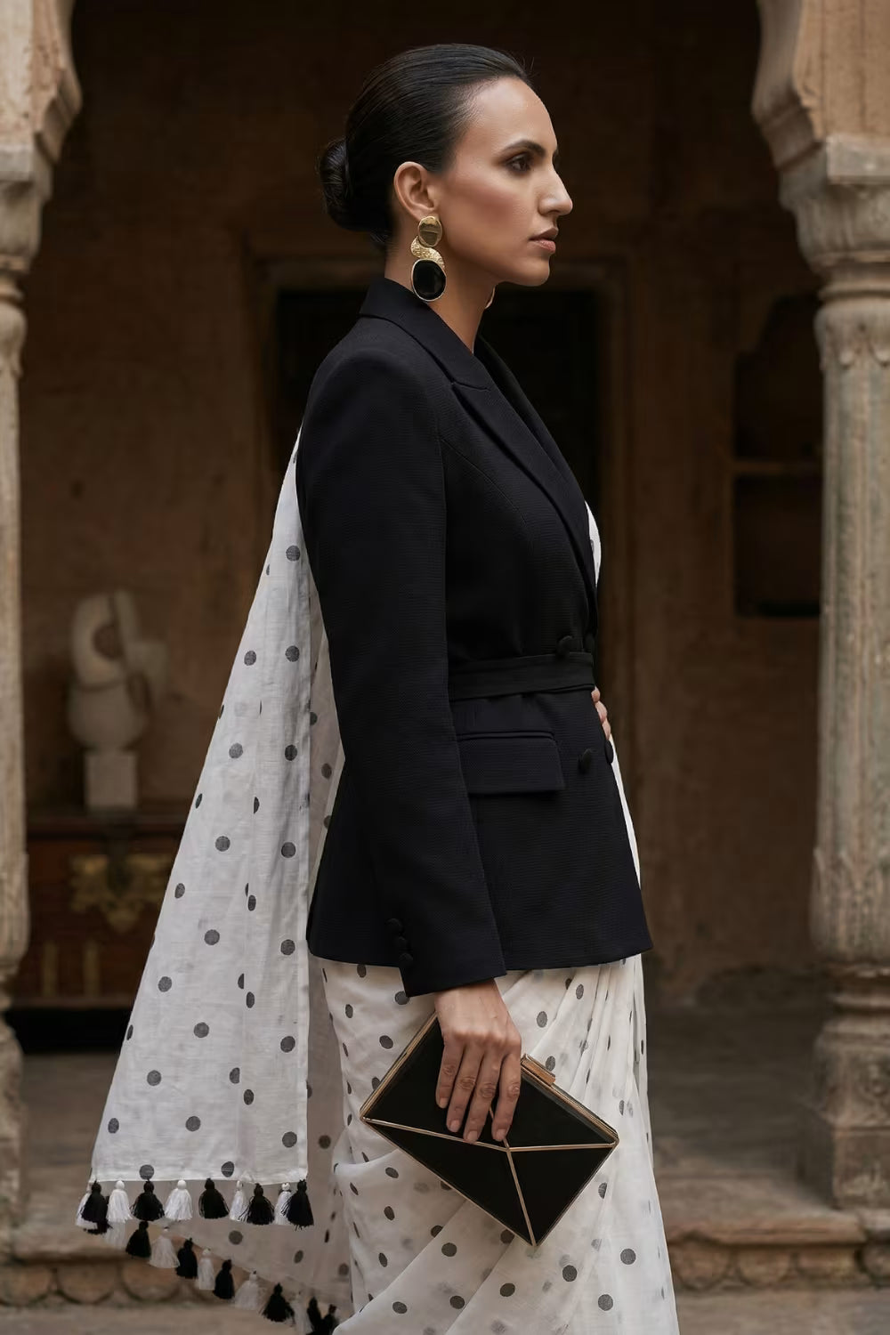 FULL MOON | Mul Cotton | Indidha Saree