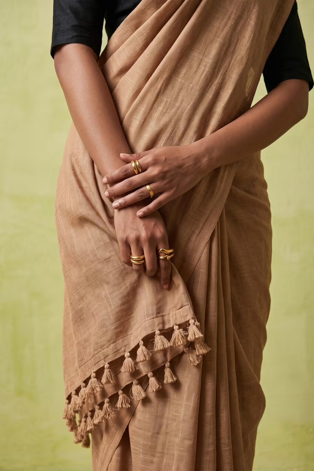 Quarry Dust | Slub Cotton | Indidha Saree