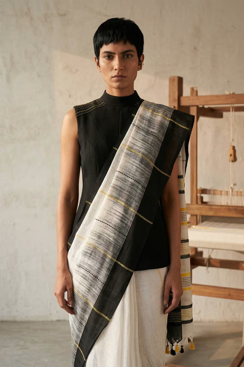 GODHULI CHHAYA | Assam Mercerized Cotton | Indidha Saree