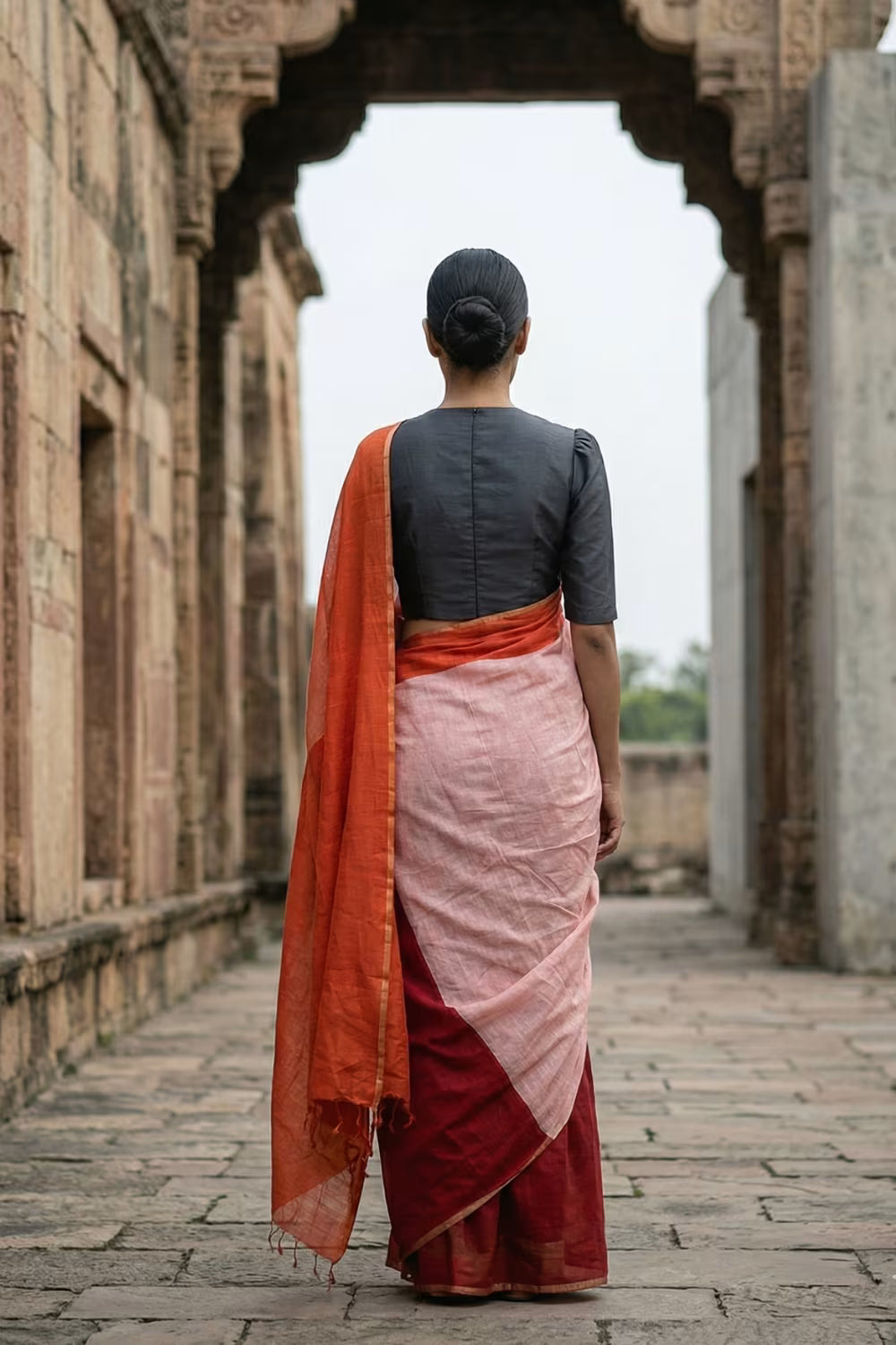 JADE KA SURAJ | Cotton | Indidha Saree