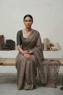 Stone Mist | Cotton | Indidha Saree