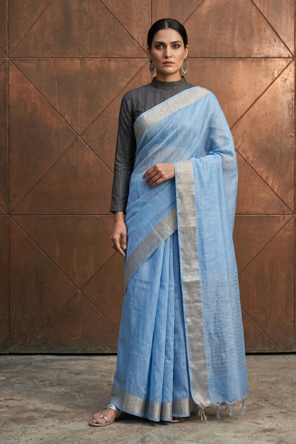 SITARA SA | Kota Linen | Indidha Saree