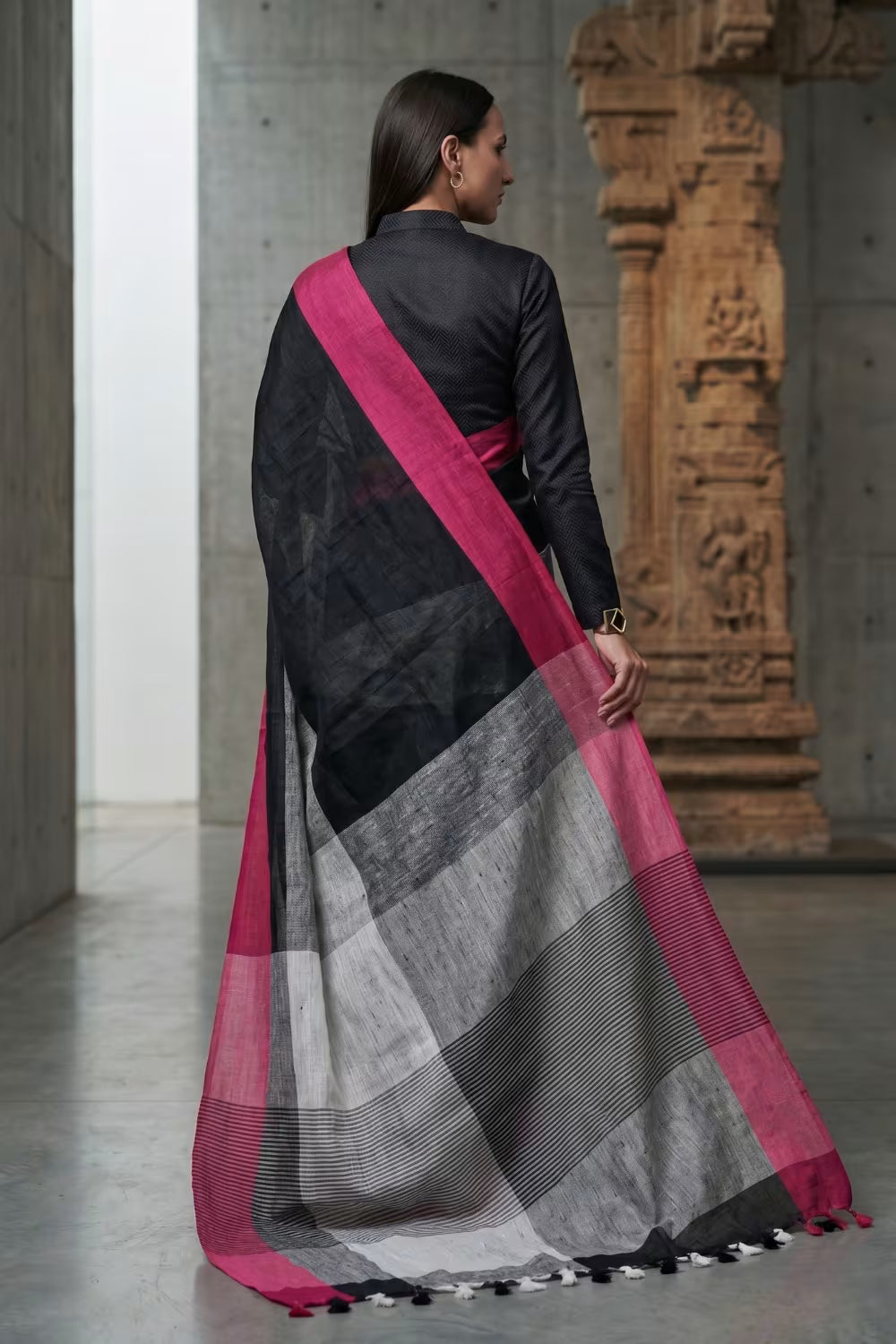 ETHERNAL ESSENCE | Linen by Linen | Indidha Saree