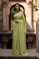LIME ESSENCE | Mul Cotton | Indidha Saree