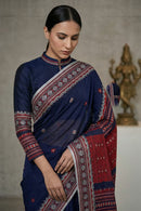 REGAL REVERIE | Asam Mercerized Jamdani | Indidha Saree