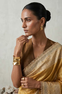 Golden Hour Grace | Tissue | Indidha Saree