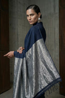 CHAMPARAN NEEL | Cotton | Indidha Saree
