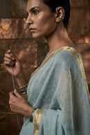 FROSTED MIST | Kota Doria | Indidha Saree