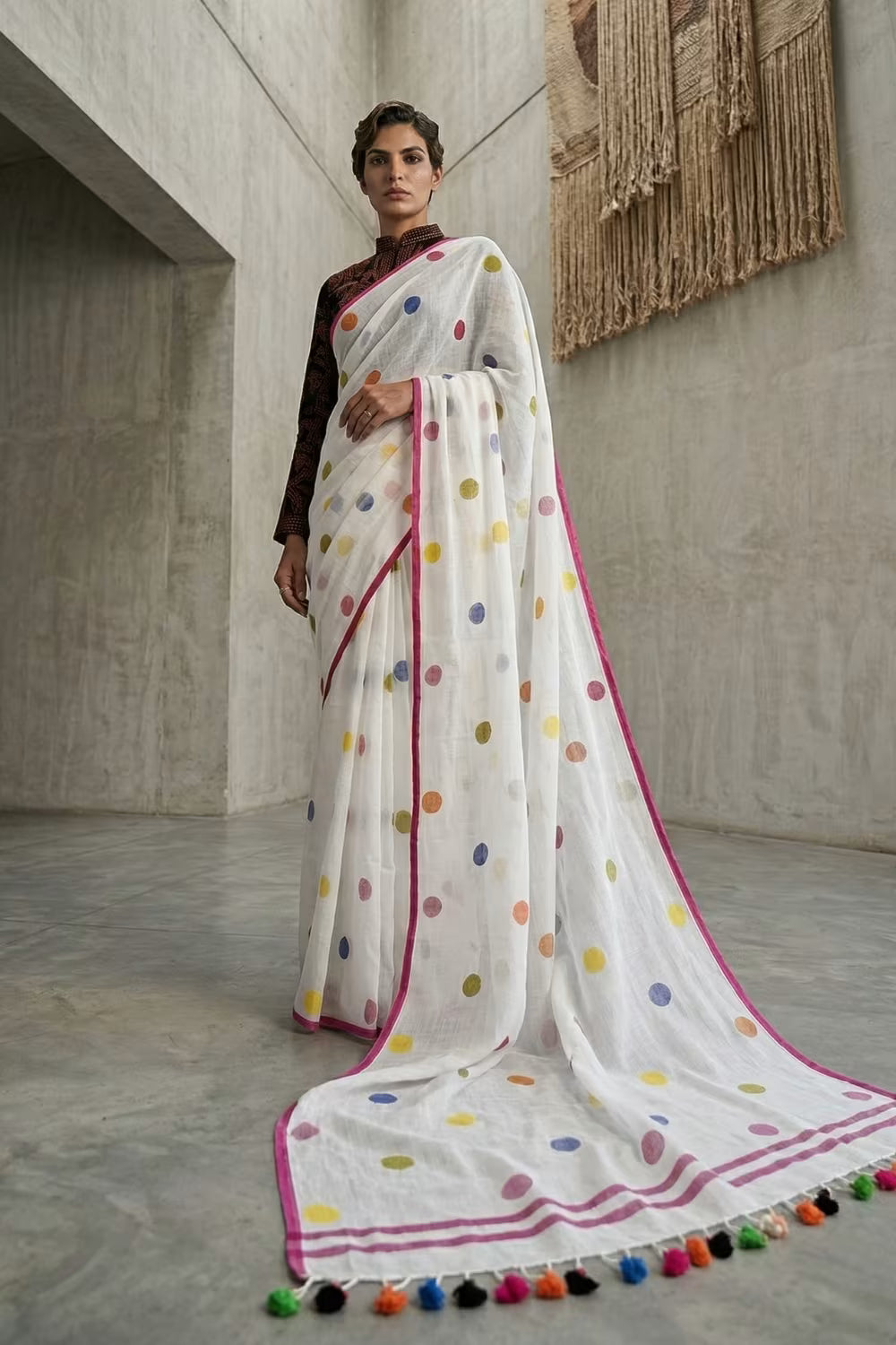DILBARA | Mul Cotton | Indidha Saree
