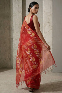 SUHANI SAAZ | Muslin Jamdani | Indidha Saree