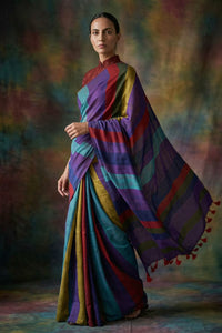 GAJGAMINI | Cotton | Indidha Saree