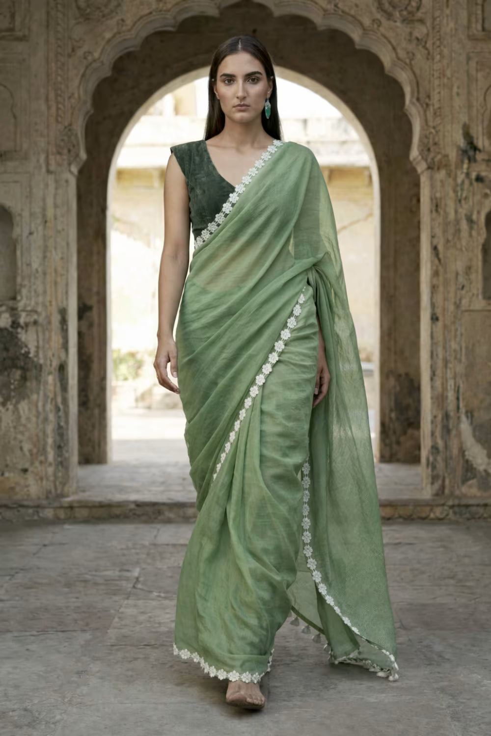 DEW DREAMS | Mul Cotton | Indidha Saree