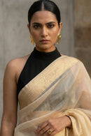 KOLAM | Organza with Banarasi Border | Indidha Saree