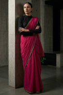 PLAYFUL PINK | Mul Cotton | Indidha Saree