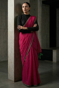 PLAYFUL PINK | Mul Cotton | Indidha Saree