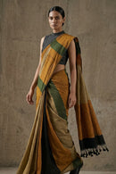 COLOR CASCADE | Textured Cotton | Indidha Saree