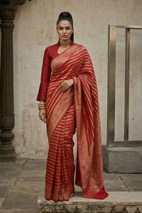 GANAVI | Kota Silk Banarasi | Indidha Saree