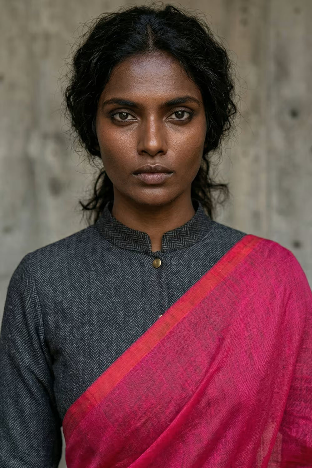 FUCHSIA FIESTA | Cotton | Indidha Saree