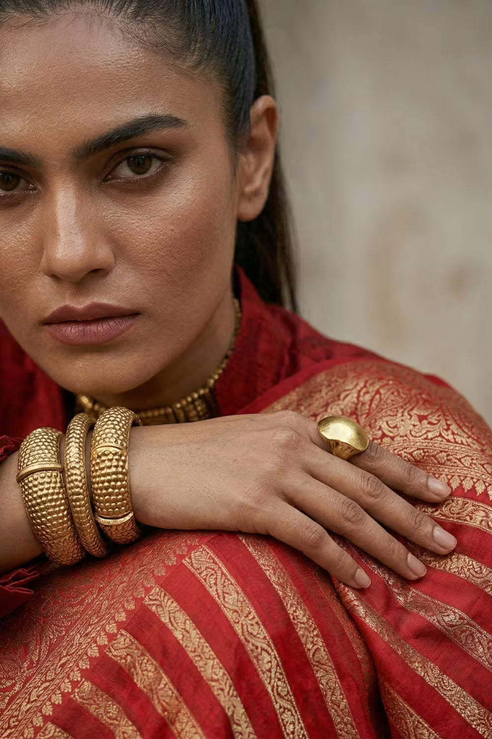 GANAVI | Kota Silk Banarasi | Indidha Saree
