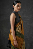 COLOR CASCADE | Textured Cotton | Indidha Saree