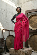 FUCHSIA FIESTA | Cotton | Indidha Saree